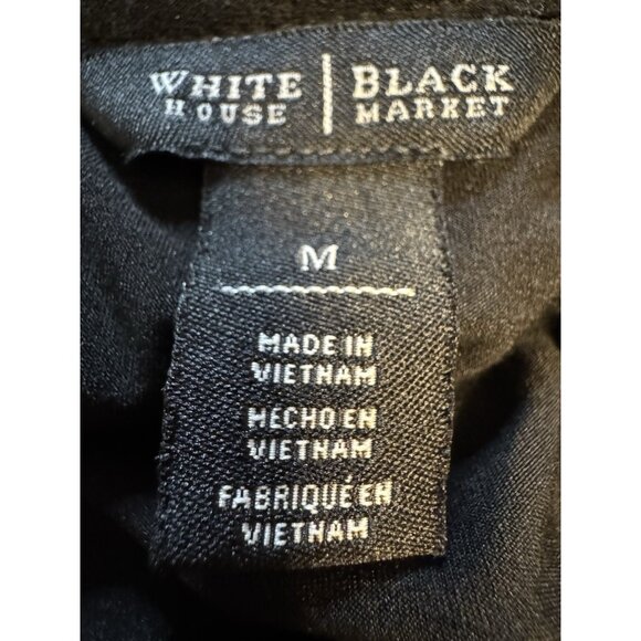 WHBM Dress M Medium 6 8 10 Studded Gold Silver Black Sleeveless Washable - Picture 11 of 15